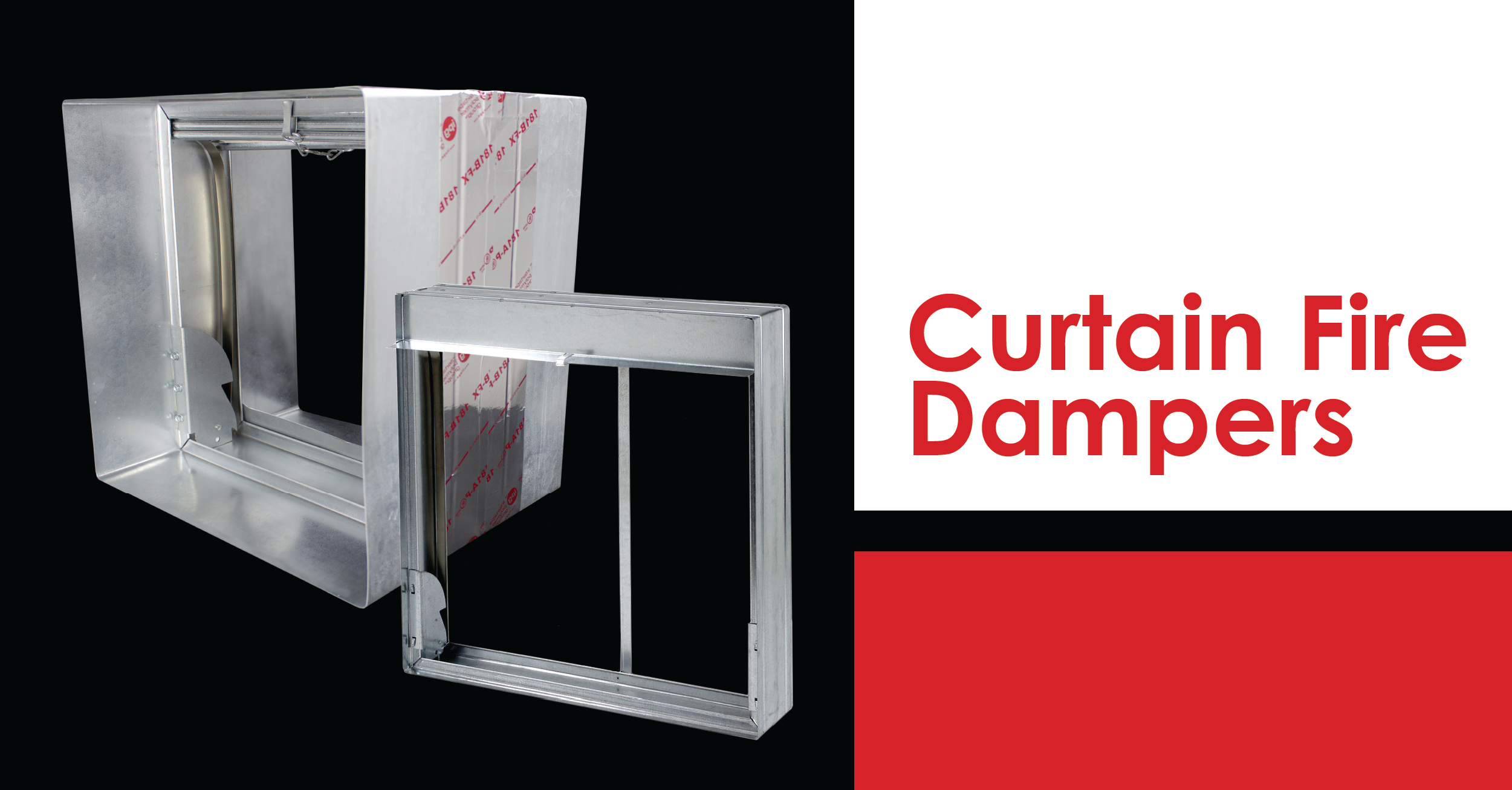 Curtain Fire Dampers from Louvers & Dampers